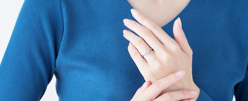 婚約指輪が抜けない時の対処法画像