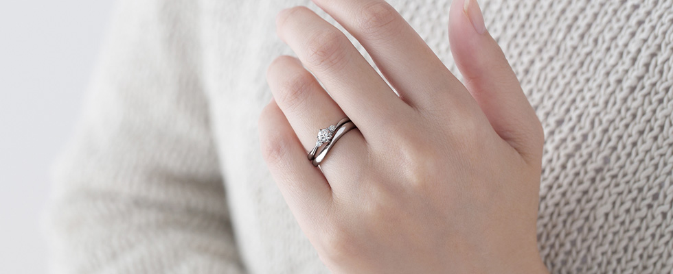 婚約指輪はご結婚後も着けて欲しい画像
