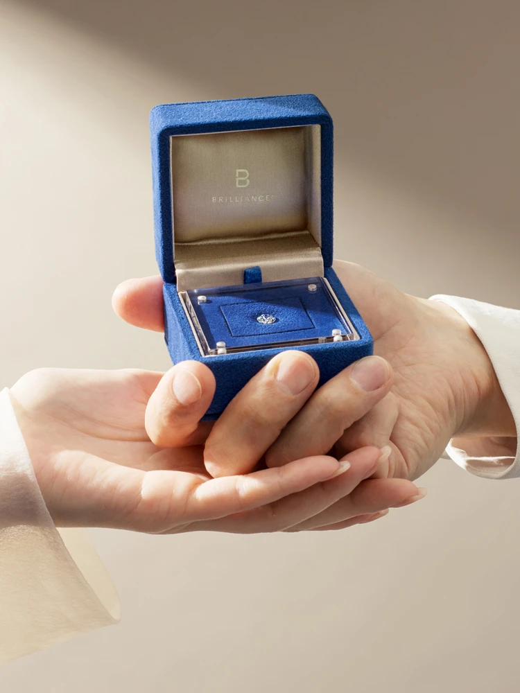 ダイヤモンドでプロポーズ