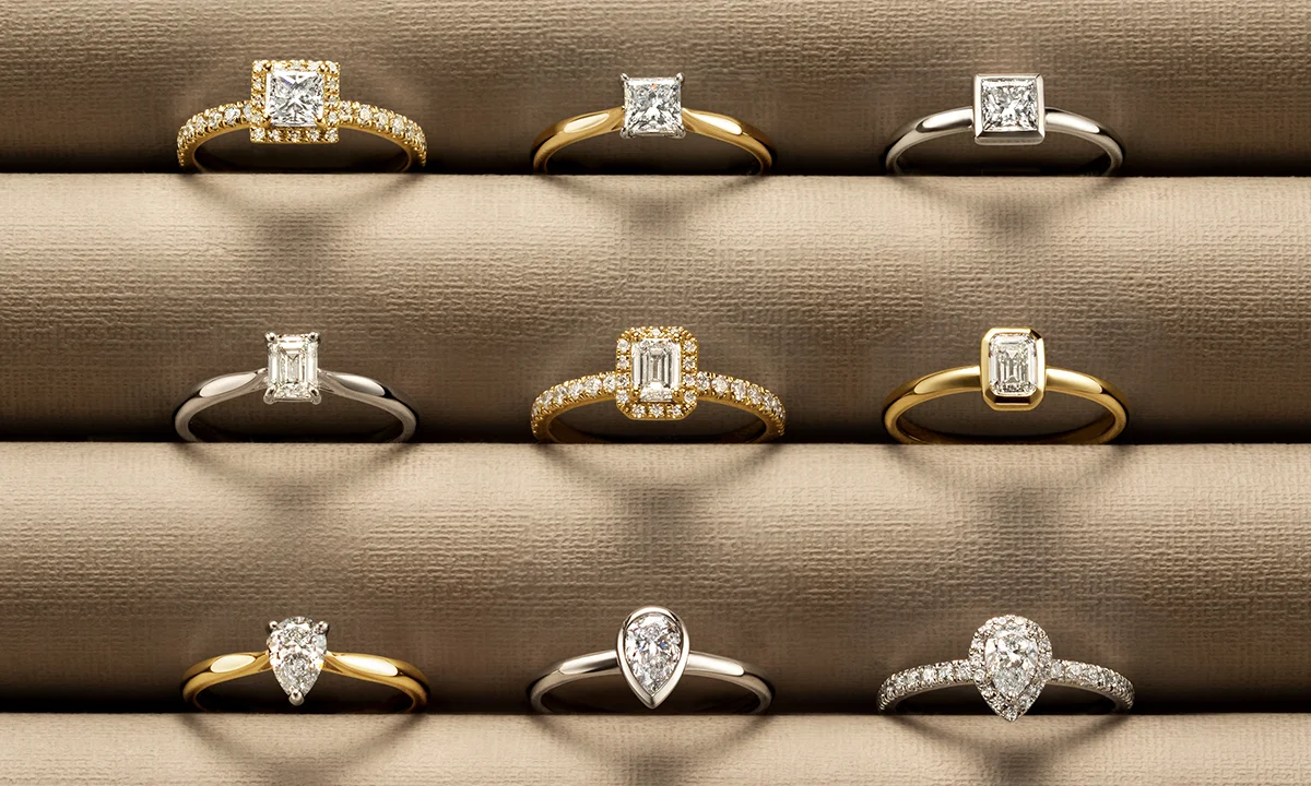 Fancy Shape Diamond 婚約指輪