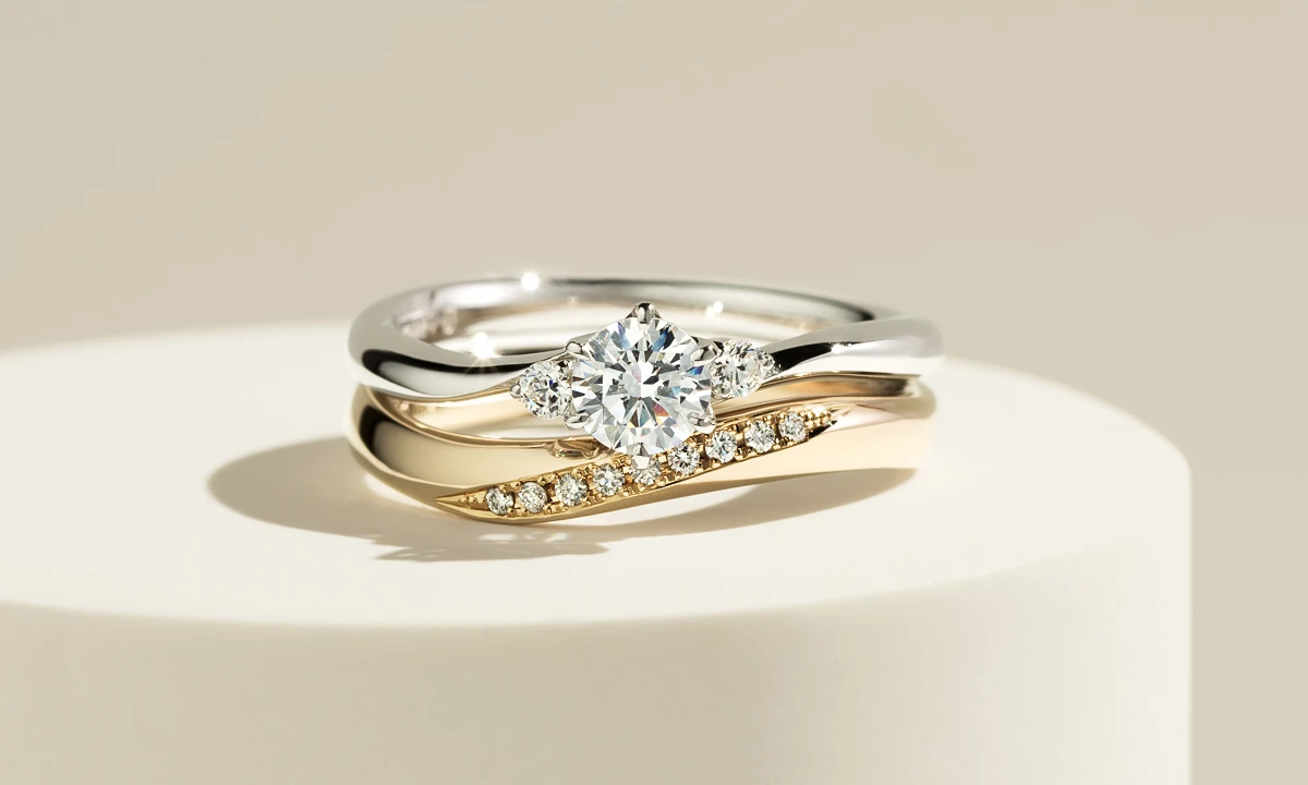 重ね付けリングの画像