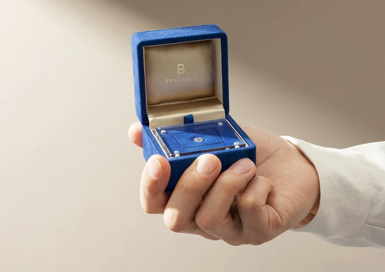 ダイヤモンドでプロポーズ