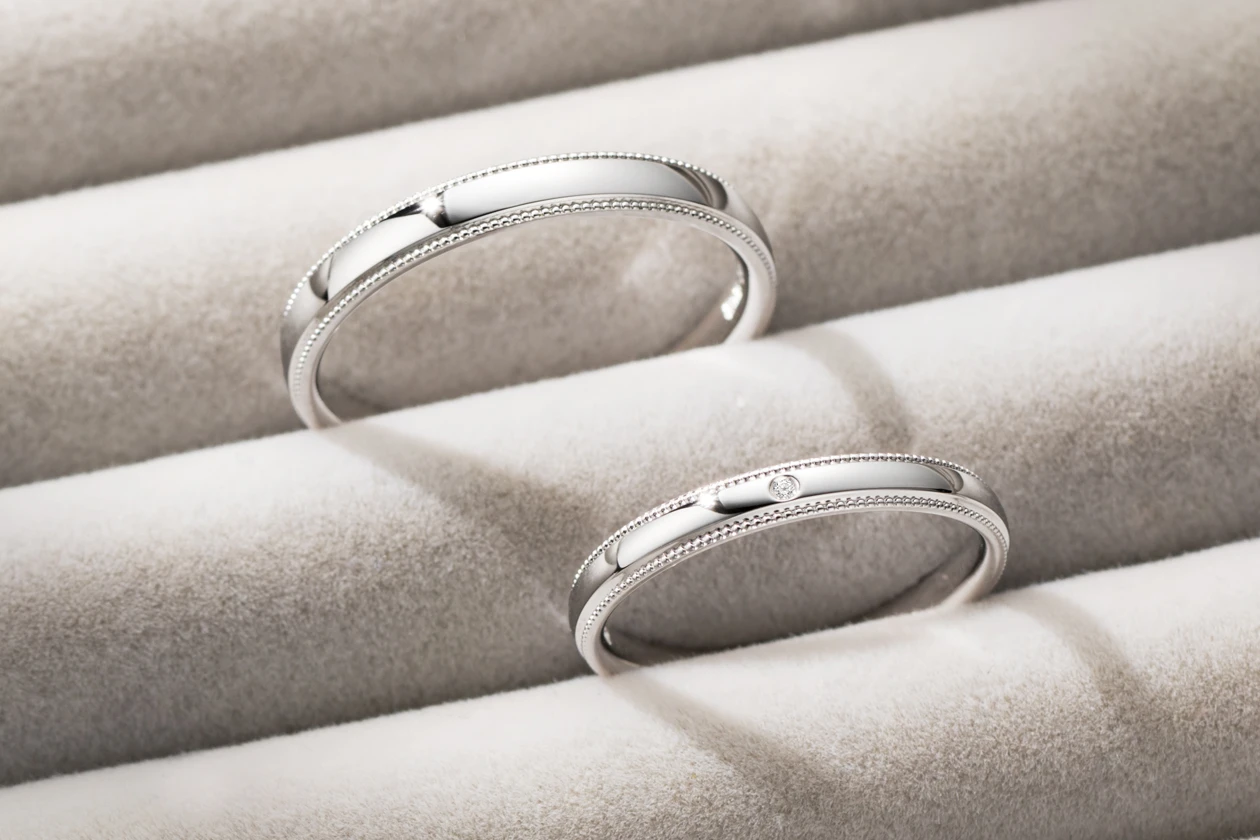 二人の時間を刻む結婚指輪