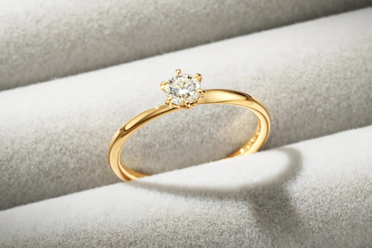 理想を形にしたとっておきの婚約指輪に