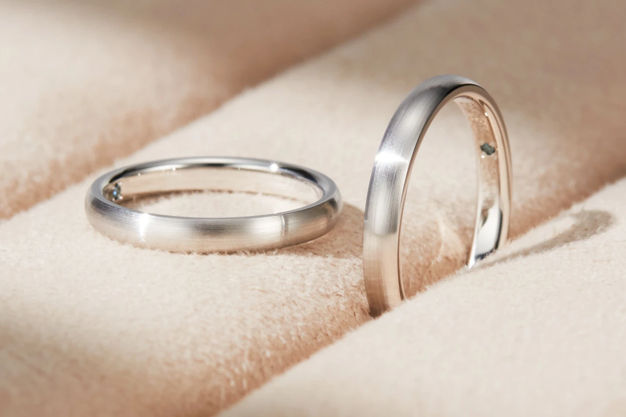 実際に着用するシーンを思い浮かべながら決定した、お二人らしい選択