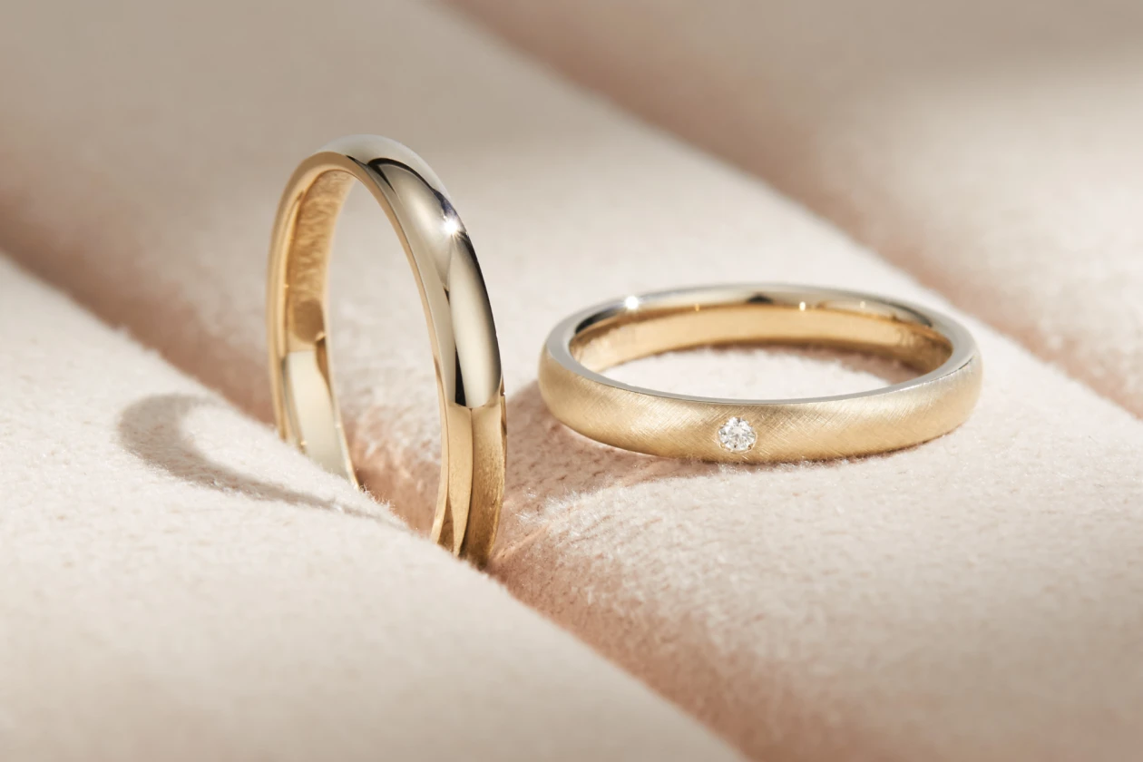 仕上げの違いが生む、二人らしいバランス