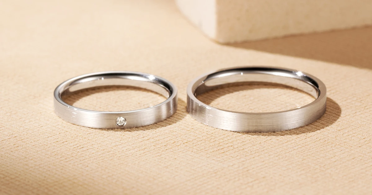 「彼女が好きそう」の予感と共に。彼のあたたかな想いが形となったプラチナの結婚指輪