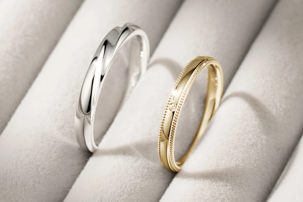 見た目も着け心地も、それぞれの好みへフィットするリングに