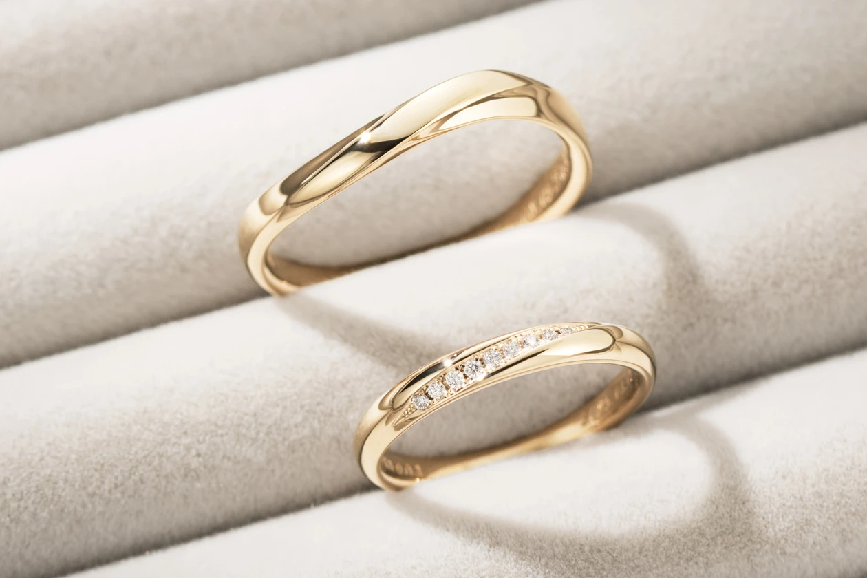 それぞれに似合う、動きのあるデザインの形