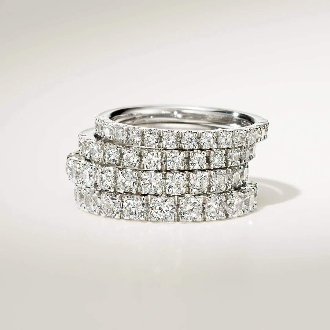 王道のデザインだからこそ細部まで高い品質を追求したとっておきのハーフエタニティリング