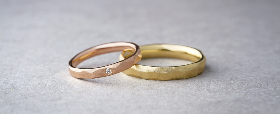 結婚指輪のデザイン、男女同じ派?違う派?画像