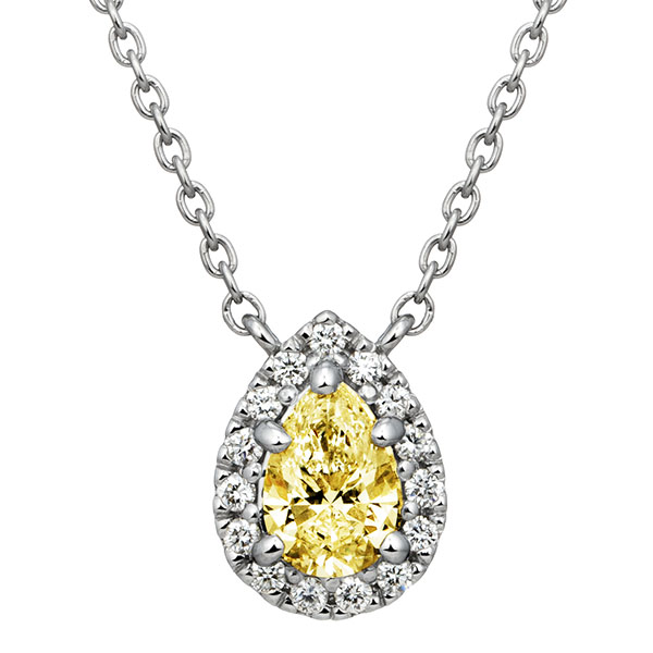 ルシーダ ペアシェイプ ネックレス 0.3ct ラボグロウン