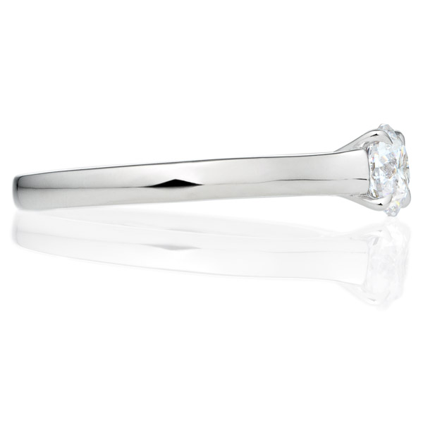 婚約指輪のオーダーメイド Pt900 ポエトリー エピック ソリティア リング 0 5ct Brilliance