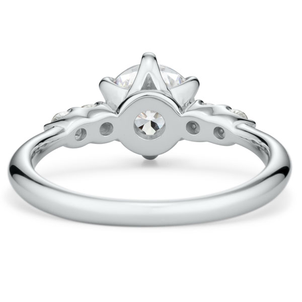 PT950 スプリング カルテット ダイヤモンド サイドストーン リング 1.0ct