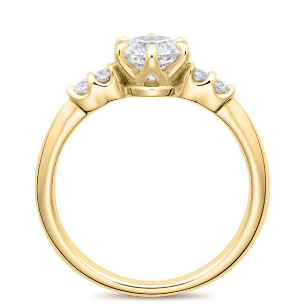 k18 YG ダイヤリング K18 YG 0.6ct ダイヤモンド リング 送料無料 指輪 イエローゴールド