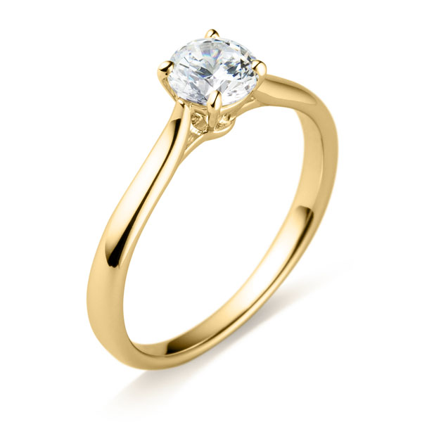 K18YG カーサ ソリティア リング 0.5ct