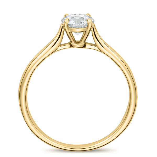 K18YG カーサ ソリティア リング 0.5ct