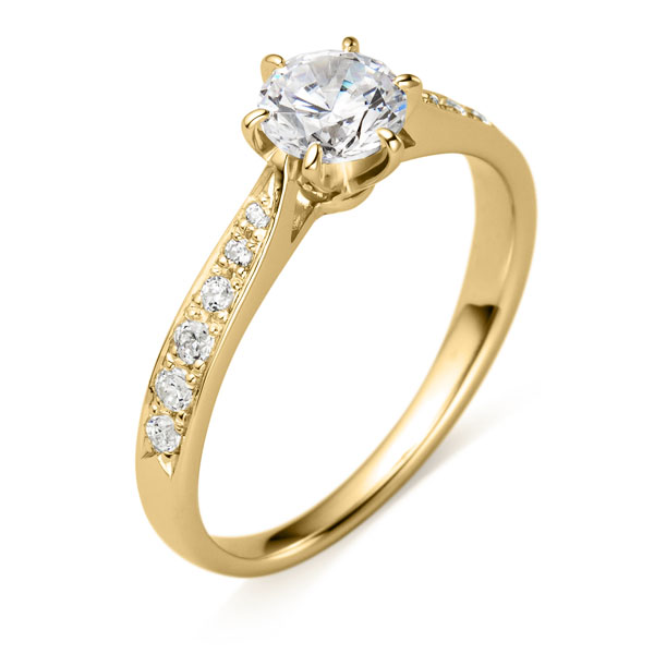 K18YG ヴィラ ダイヤモンド エタニティタイプ リング 0.5ct