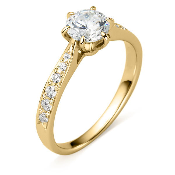 K18YG ヴィラ ダイヤモンド エタニティタイプ リング 0.7ct