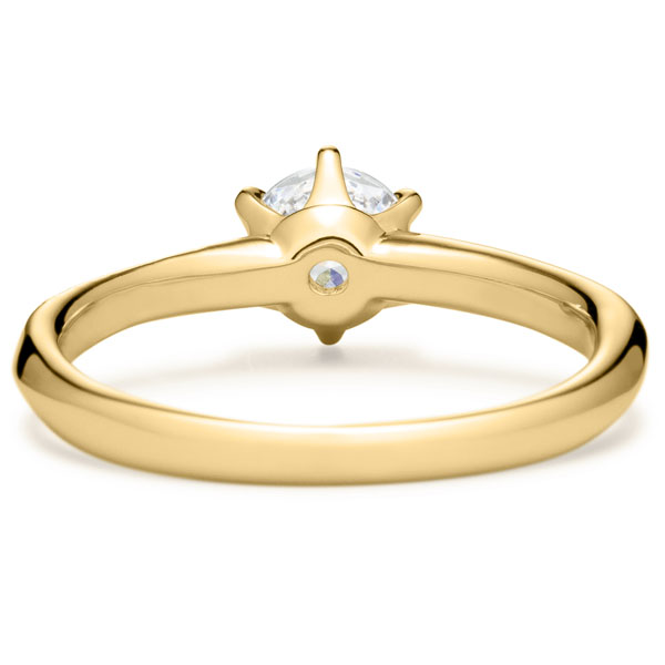 K18YG メテオール ダイヤモンド サイドストーン リング 0.5ct