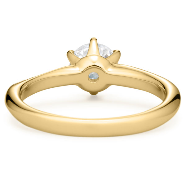 K18YG メテオール ダイヤモンド サイドストーン リング 0.7ct