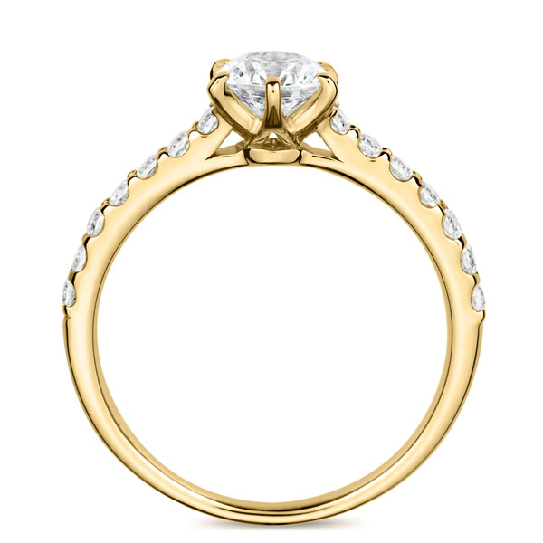 K18YG コテージ ダイヤモンド エタニティタイプ リング 0.5ct