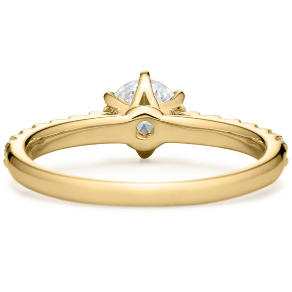 K18YG コテージ ダイヤモンド エタニティタイプ リング 0.5ct