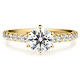 K18YG コテージ ダイヤモンド エタニティタイプ リング 1.0ct