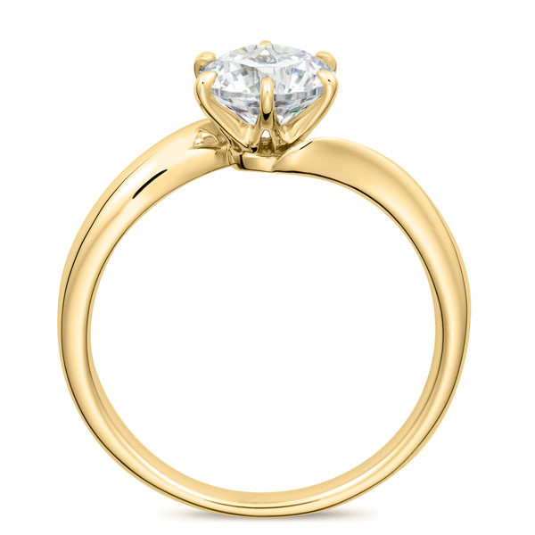 K18YG シンフォニア ソリティア リング 1.0ct