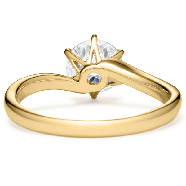 K18YG シンフォニア ソリティア リング 1.0ct