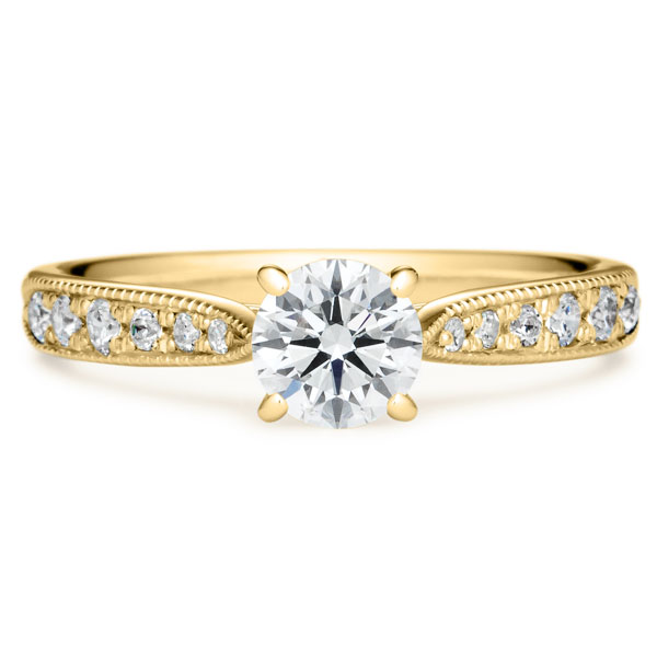 K18YG カーサ ダイヤモンド エタニティタイプ リング ミルグレイン 0.5ct