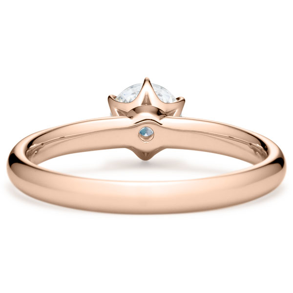 K18PG フィール ダイヤモンド サイドストーン リング 0.5ct