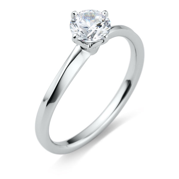 PT950 エスティ ソリティア リング 0.5ct