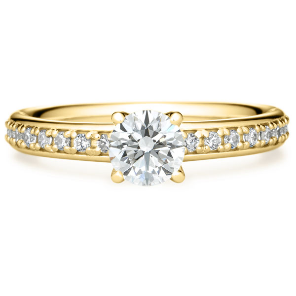 K18YG リラ ダイヤモンド エタニティタイプ リング 0.5ct