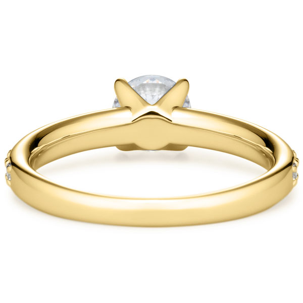 K18YG リラ ダイヤモンド エタニティタイプ リング 0.7ct