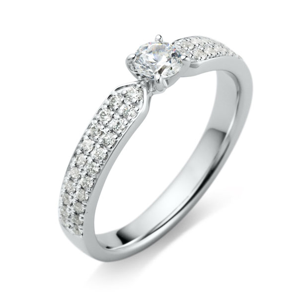 PT950 リオラ ダイヤモンド パヴェタイプ リング 0.2ct