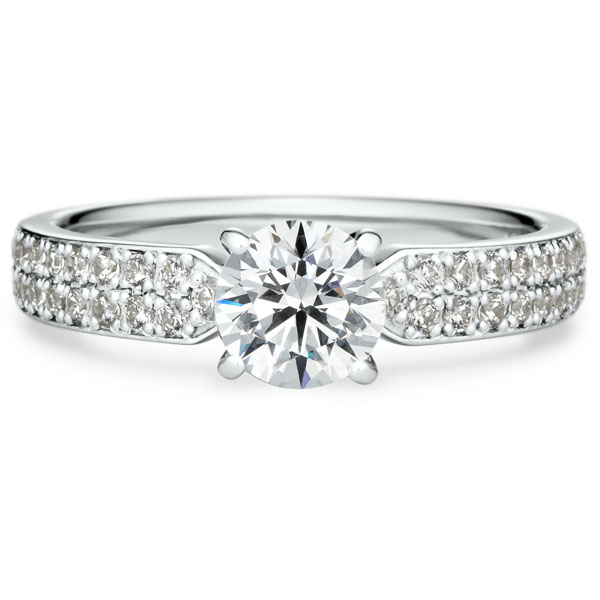 PT950 リオラ ダイヤモンド パヴェタイプ リング 0.7ct