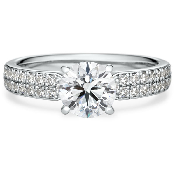 PT950 リオラ ダイヤモンド パヴェタイプ リング 1.0ct