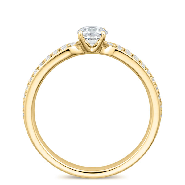 K18YG リオラ ダイヤモンド パヴェタイプ リング 0.3ct