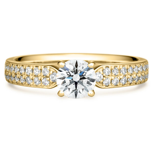 K18YG リオラ ダイヤモンド パヴェタイプ リング 0.5ct