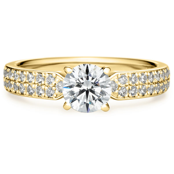 K18YG リオラ ダイヤモンド パヴェタイプ リング 0.7ct