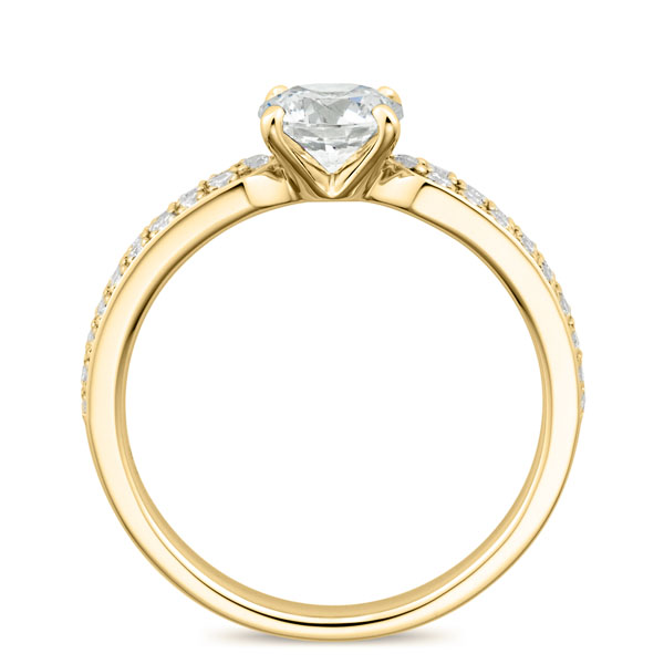 K18YG リオラ ダイヤモンド パヴェタイプ リング 0.7ct