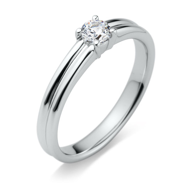 PT950 ルノ ソリティア リング 0.2ct