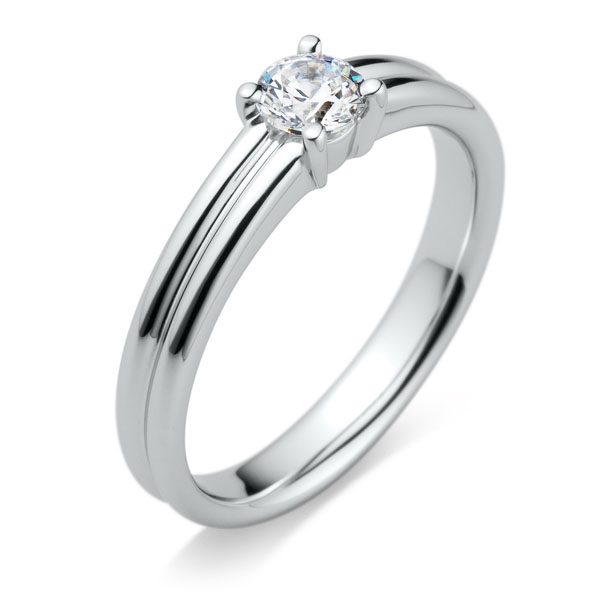 PT950 ルノ ソリティア リング 0.3ct