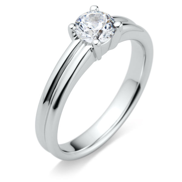 PT950 ルノ ソリティア リング 0.5ct