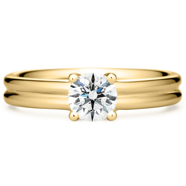 K18YG ルノ ソリティア リング 0.5ct