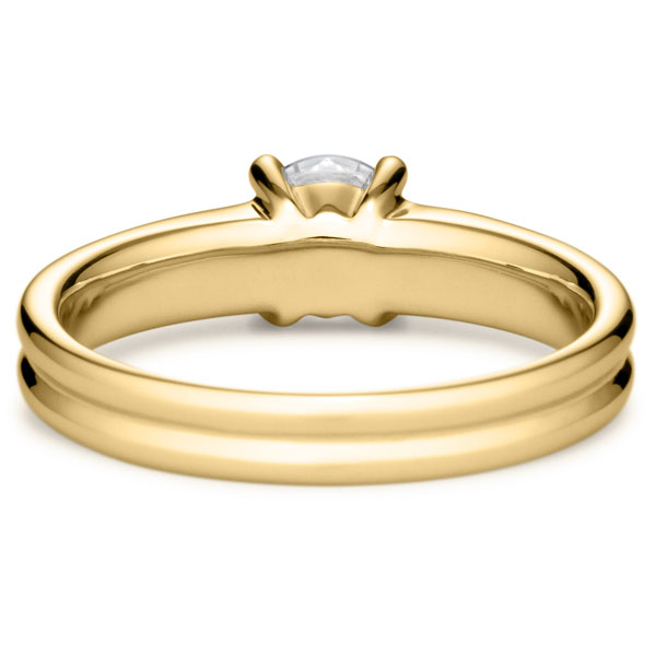 K18YG ルノ ソリティア リング 0.5ct