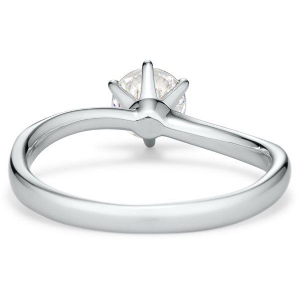 PT950 ナチュレル ダイヤモンド サイドストーン リング 0.5ct