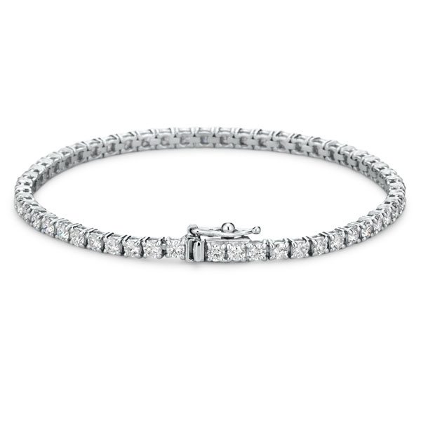 PT900 ディマ ラボグロウン ダイヤモンド ブレスレット 2.5mm 17cm