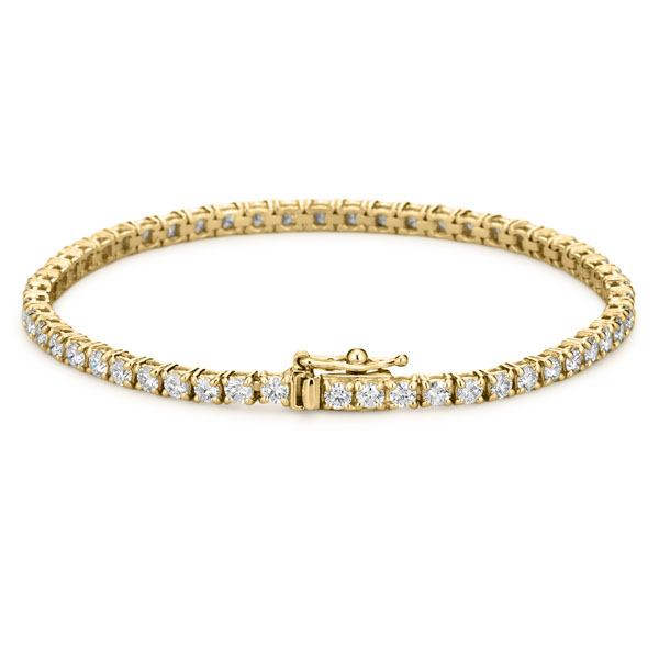 K18YG ディマ ラボグロウン ダイヤモンド ブレスレット 2.5mm 15cm